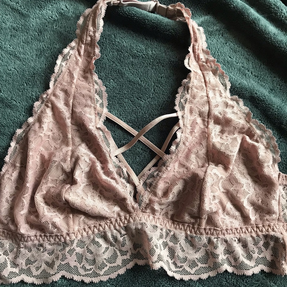 Pink Victoria’s Secret bralette